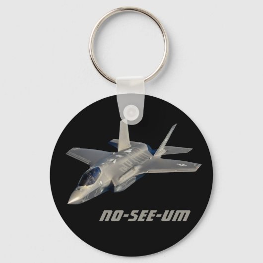 F-35 No-See-Um Jet Fighter Sleutelhanger (Voorkant)