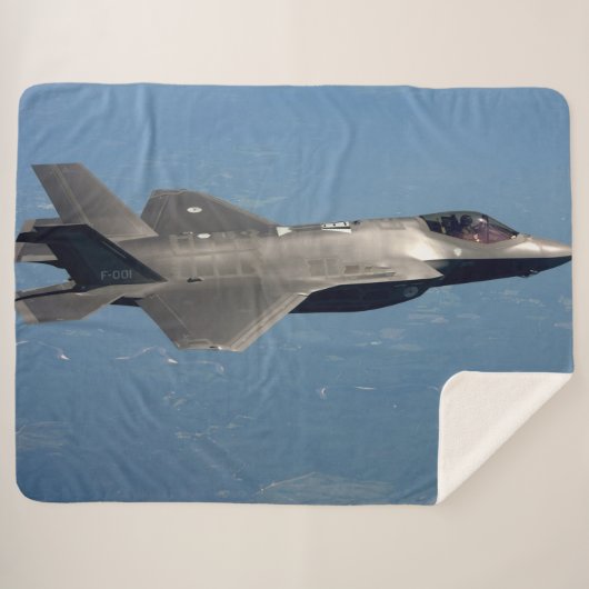 F-35 VECHTER SHERPA DEKEN (Voorkant (horizontaal))