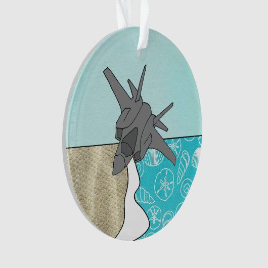 F-35 Vliegtuigversiering met gezamenlijke Strike F Ornament (voorkant)