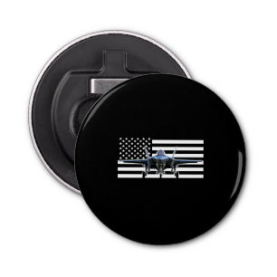 F-35 (Zwarte vlag) Button Flesopener