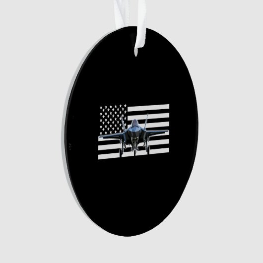 F-35 (Zwarte vlag) Ornament (voorkant)