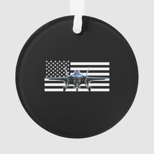 F-35 (Zwarte vlag) Ornament (achterkant)