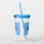 F-35A bliksem II Acrylschroef Acryl Drinkbeker (Links)
