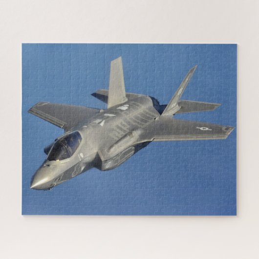 F-35A bliksem II Joint Strike Fighter 58 Legpuzzel (Horizontaal)