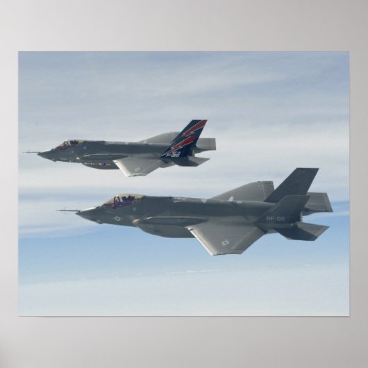 F-35A bliksem II-strijders Poster (Voorkant)