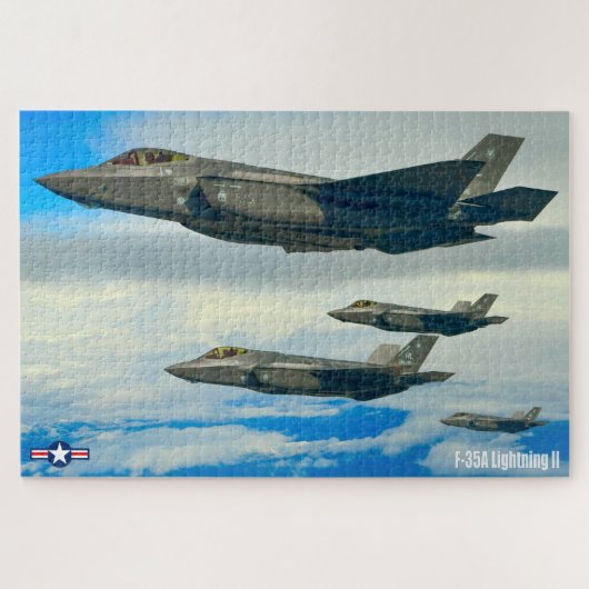 F-35A LICHTING II (20x30 INCH) Legpuzzel (Horizontaal)