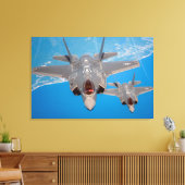 F-35A LICHTING II 24x36 Canvas Afdruk (Insitu (Woonkamer))