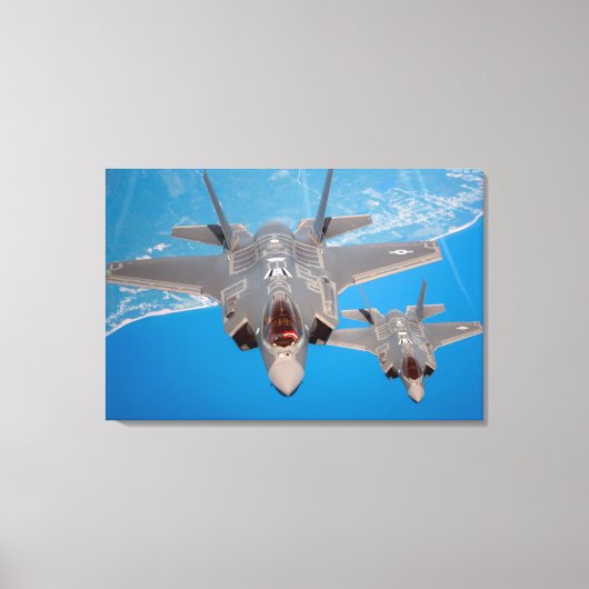 F-35A LICHTING II 24x36 Canvas Afdruk (Voorkant)
