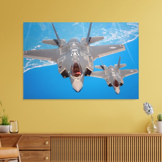 F-35A LICHTING II 32x48 Canvas Afdruk (Insitu (Woonkamer))