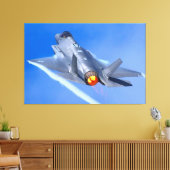 F-35A LICHTING II 40x60 Canvas Afdruk (Insitu (Woonkamer))