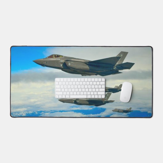 F-35A LICHTING II BUREAUMAT (Keyboard & Muis)