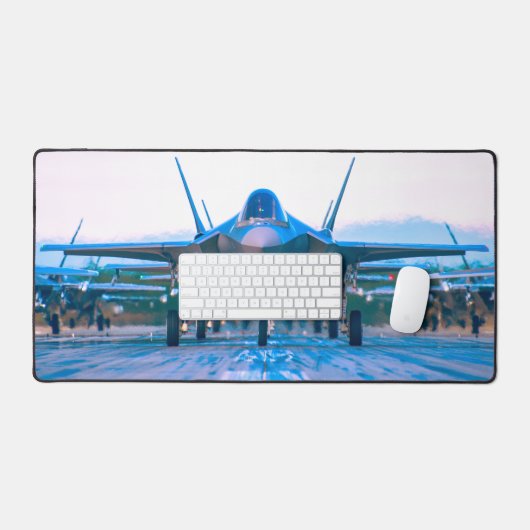 F-35A LICHTING II BUREAUMAT (Keyboard & Muis)