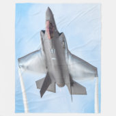 F-35A LICHTING II FLEECE DEKEN (Voorkant)