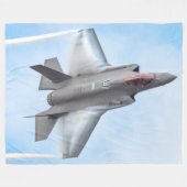 F-35A LICHTING II FLEECE DEKEN (Voorkant (Horizontaal))