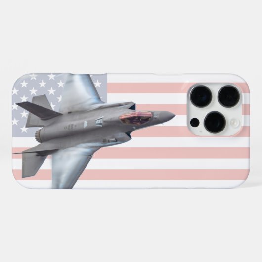 F-35A LICHTING II iPhone HOESJE (Achterkant horizontaal)