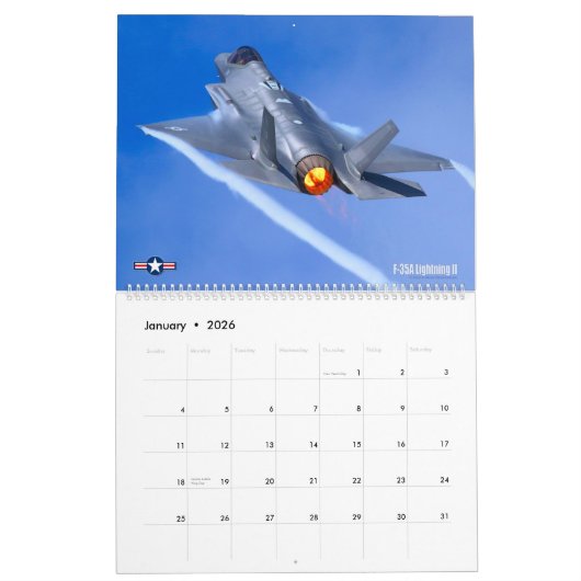 F-35A LICHTING II KALENDER (Jan 2026)