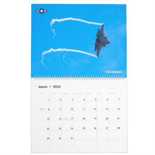 F-35A LICHTING II KALENDER (Mar 2026)