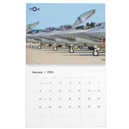 F-35A LICHTING II KALENDER (Feb 2026)