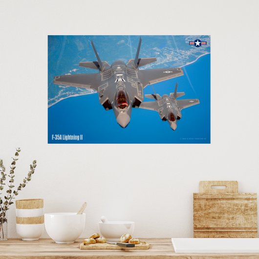 F-35A LICHTING II POSTER (Keuken)