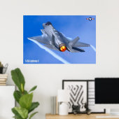 F-35A LICHTING II POSTER (Thuiskantoor)
