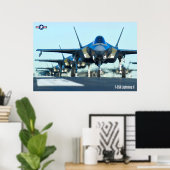 F-35A LICHTING II POSTER (Thuiskantoor)
