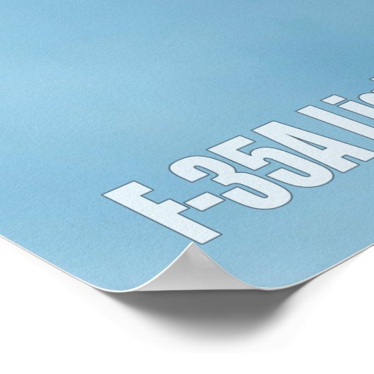 F-35A LICHTING II POSTER (Hoek)