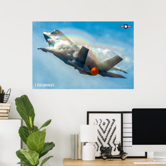 F-35A LICHTING II POSTER (Thuiskantoor)