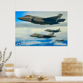 F-35A LICHTING II POSTER (Keuken)