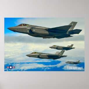 F-35A LICHTING II POSTER