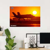 F-35A LICHTING II POSTER (Thuiskantoor)