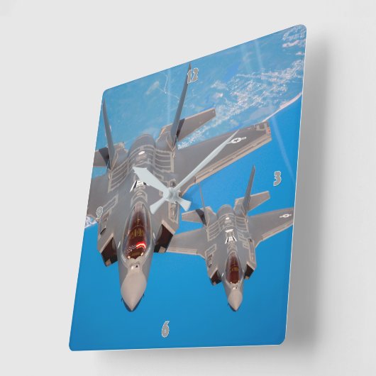 F-35A LICHTING II VIERKANTE KLOK (Hoek)