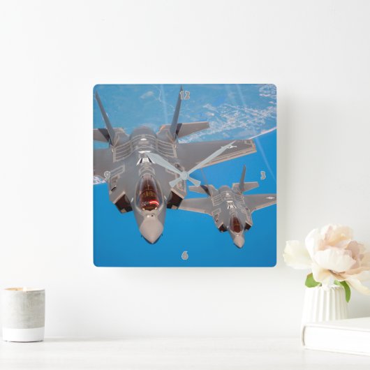 F-35A LICHTING II VIERKANTE KLOK (Huis)