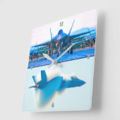 F-35A LICHTING II VIERKANTE KLOK (Hoek)