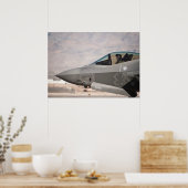 F-35A Lightning II-Vliegtuig Poster (Keuken)