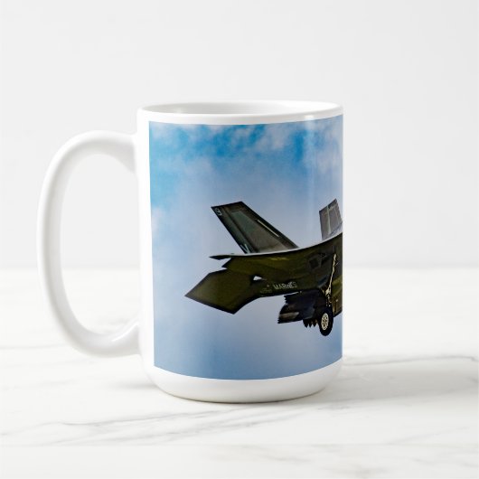 F-35B bliksem II Koffiemok (Links)