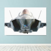 F-35B LICHTING II 32x48 Canvas Afdruk (Insitu (Houten vloer))