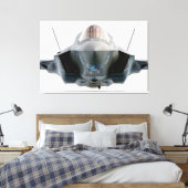F-35B LICHTING II 32x48 Canvas Afdruk (Insitu (Slaapkamer))