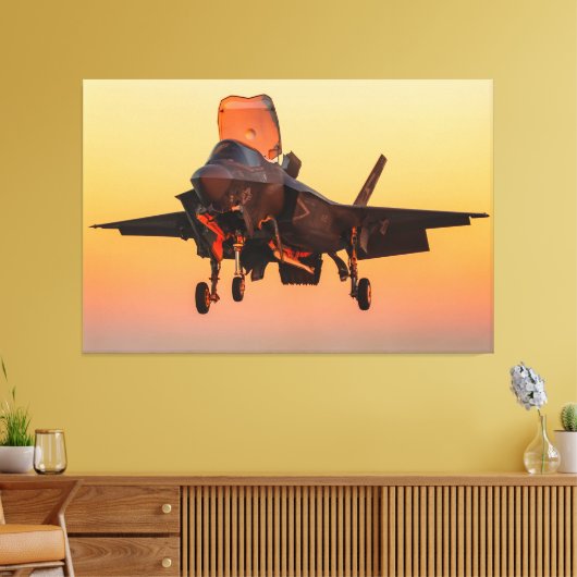 F-35B LICHTING II 40x60 Canvas Afdruk (Insitu (Woonkamer))