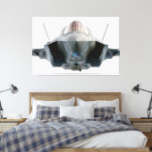 F-35B LICHTING II 40x60 Canvas Afdruk (Insitu (Slaapkamer))