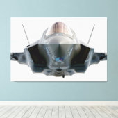 F-35B LICHTING II 40x60 Canvas Afdruk (Insitu (Houten vloer))