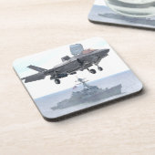 F-35B LICHTING II BIER ONDERZETTER (Linkerzijde)