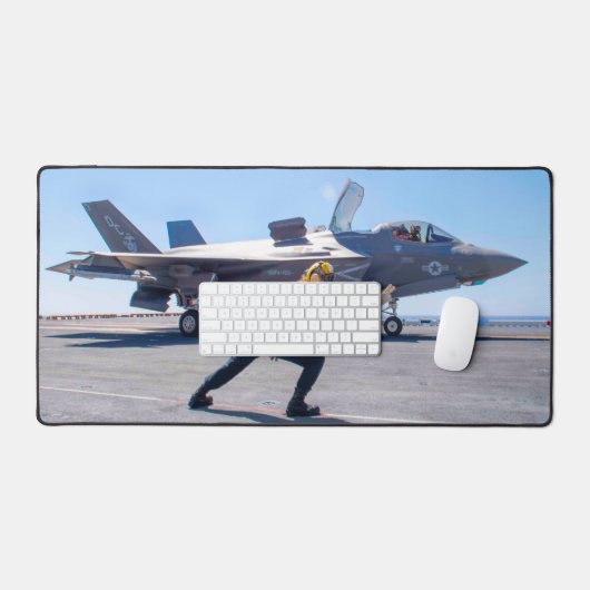 F-35B LICHTING II BUREAUMAT (Keyboard & Muis)