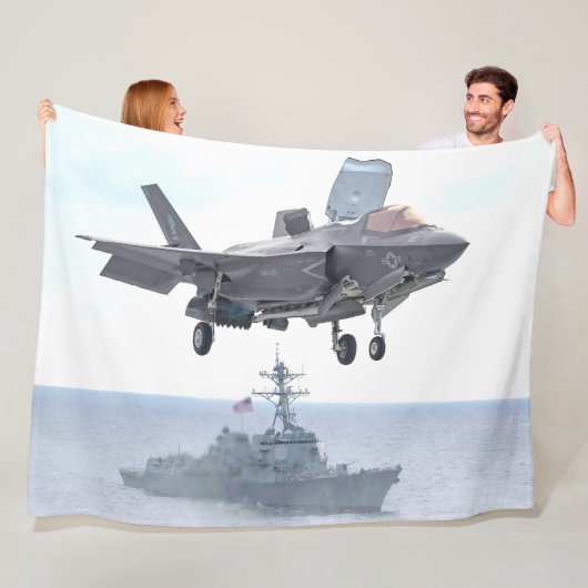 F-35B LICHTING II FLEECE DEKEN (In situ)