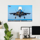 F-35B LICHTING II POSTER (Thuiskantoor)