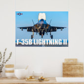 F-35B LICHTING II POSTER (Keuken)