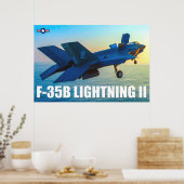F-35B LICHTING II POSTER (Keuken)