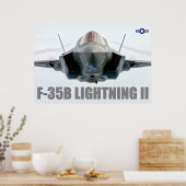 F-35B LICHTING II POSTER (Keuken)