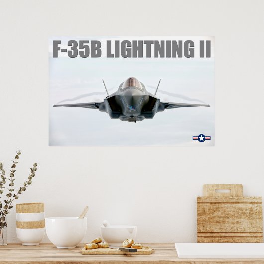 F-35B LICHTING II POSTER (Keuken)