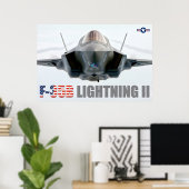 F-35B LICHTING II POSTER (Thuiskantoor)