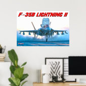 F-35B LICHTING II POSTER (Thuiskantoor)